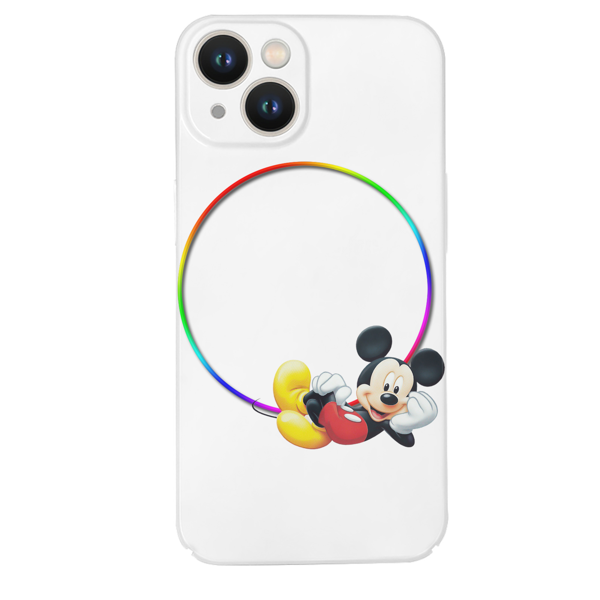 （画像用） ミッキーマウス Mickey Mouse 【iPhone 14シリーズ対応】ハードケース